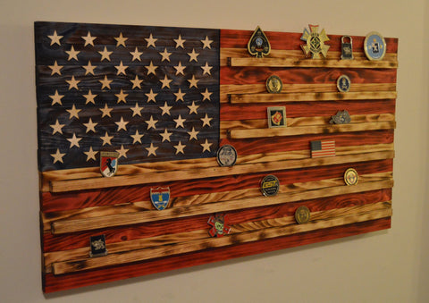 American Flag Coin Display