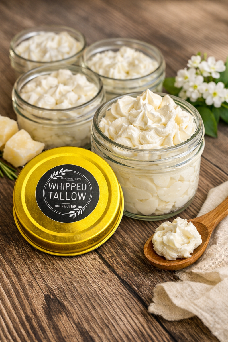 Pasture Pure Tallow Butter - 4 oz – Rocky Ridge Farms